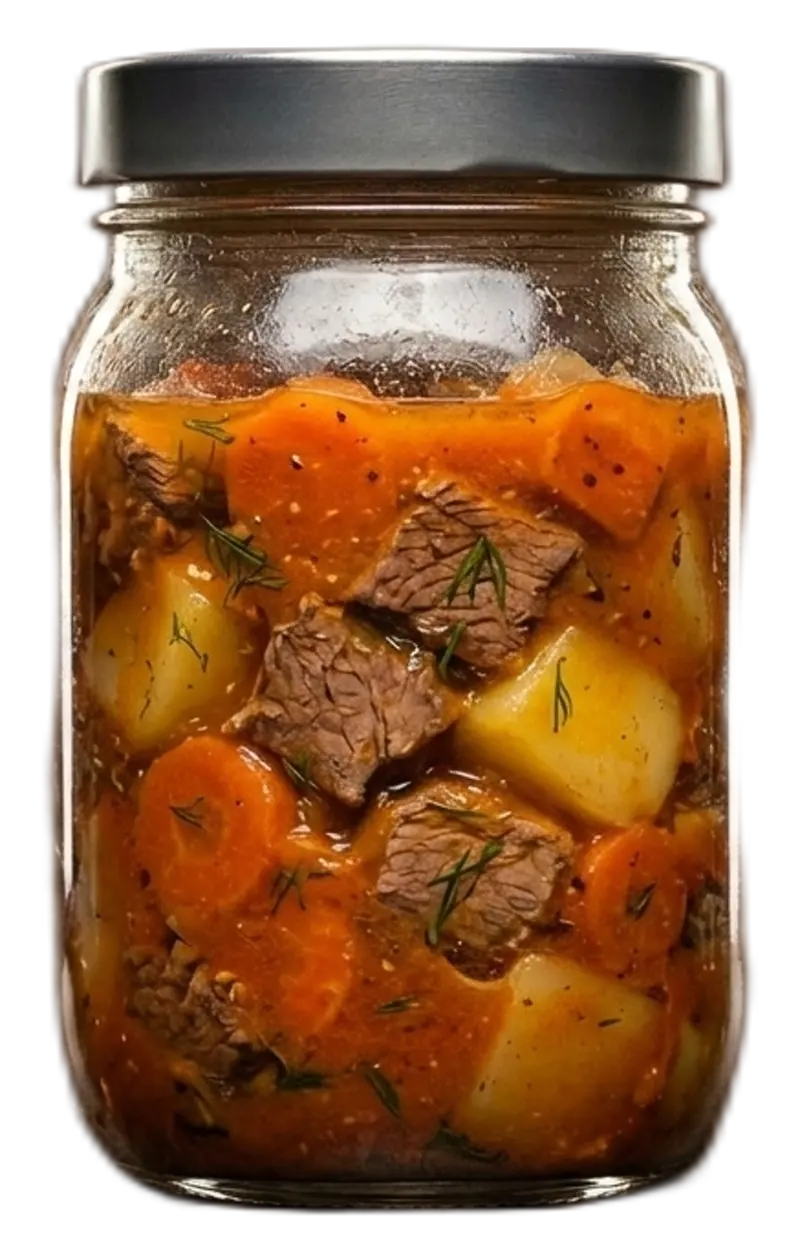 Банка: Гуляш с картошкой