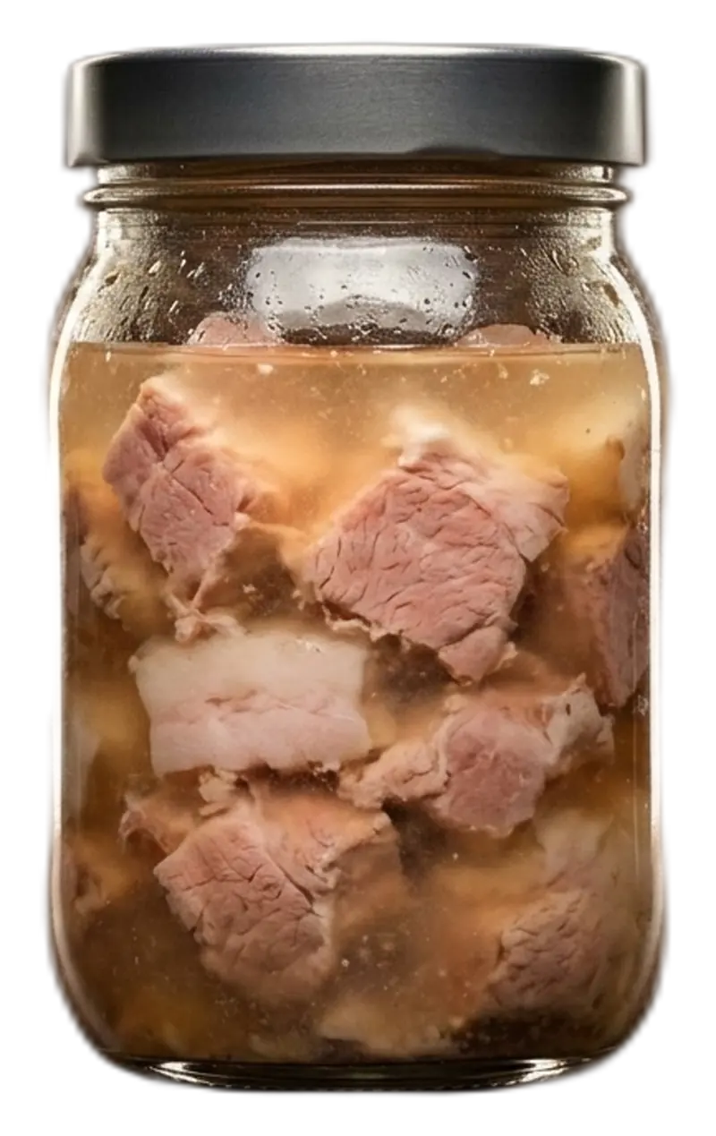 Банка: Тушёнка свиная (шея)
